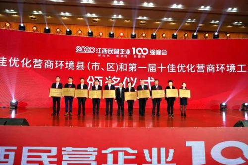 萬載榮獲十佳營商環境縣,睿鋒環保公司位全省100強民營企業第60位